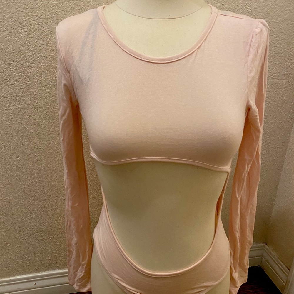 Pink bodysuit